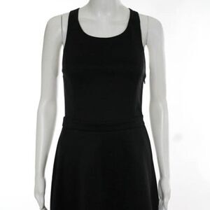 NEW Sugar + Lips Black Cross Open Back Dress M